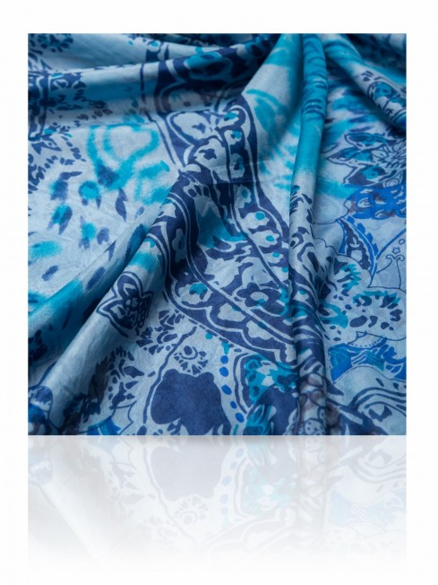Палантин Женский S-ANIMAL.PAISLEY/BLUE